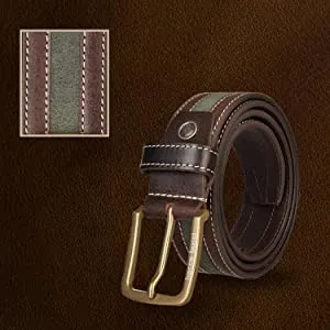 Bacca Bucci Genuine leather Casual Jeans belt 35 MM wide 4 MM thick