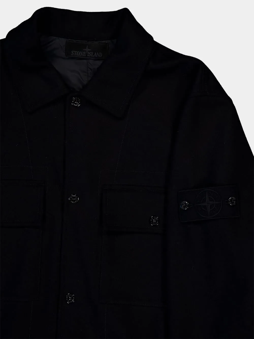 Black Ghost Piece Overshirt