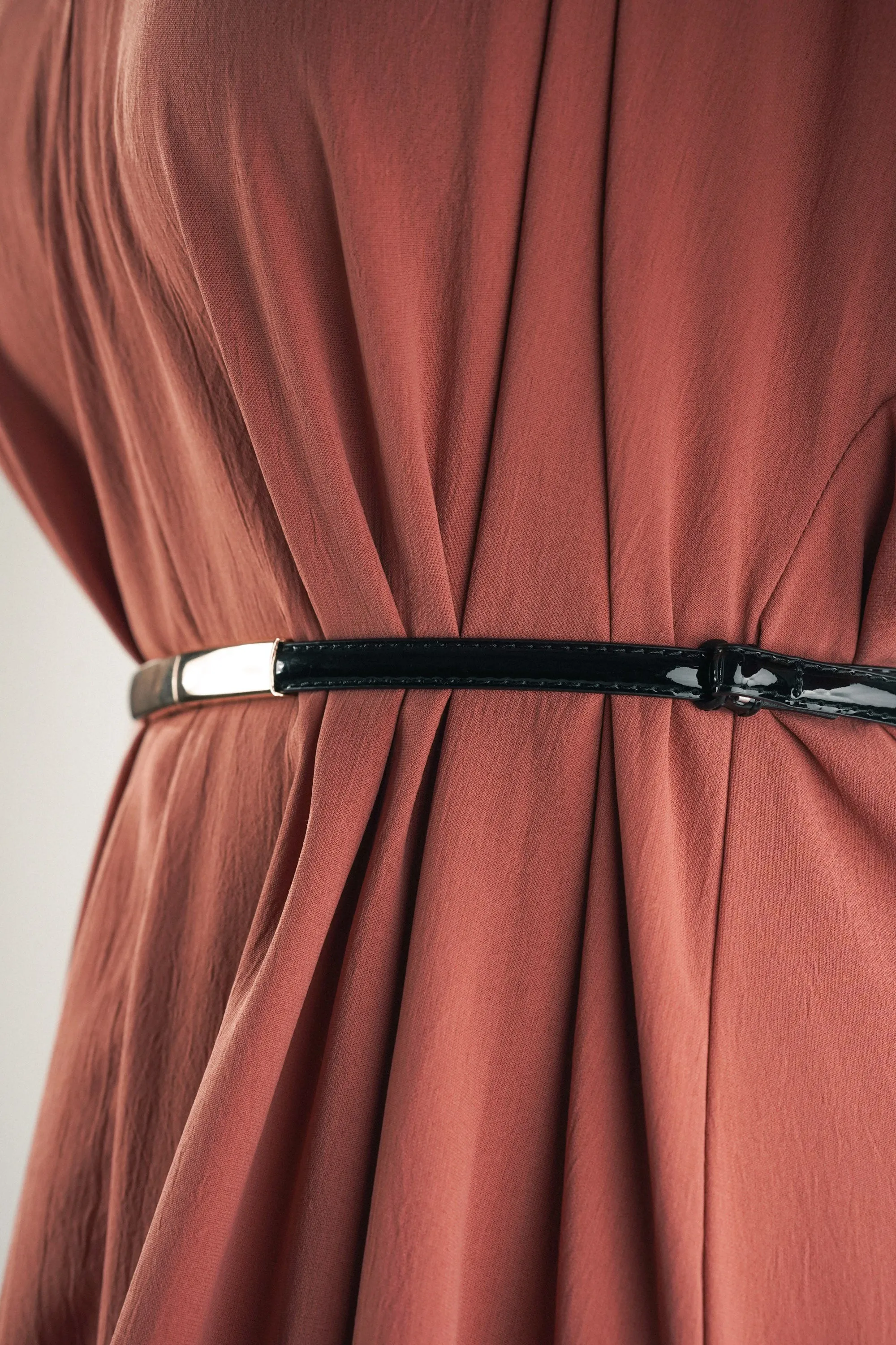 Black Golden Clasp Belt