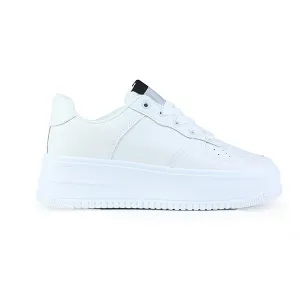 BOYS LACE-UP SNEAKERS - WHITE