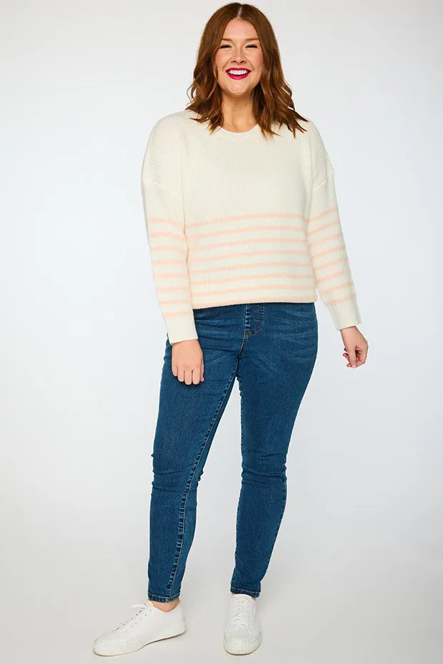 Bree Natural/Fawn Knit