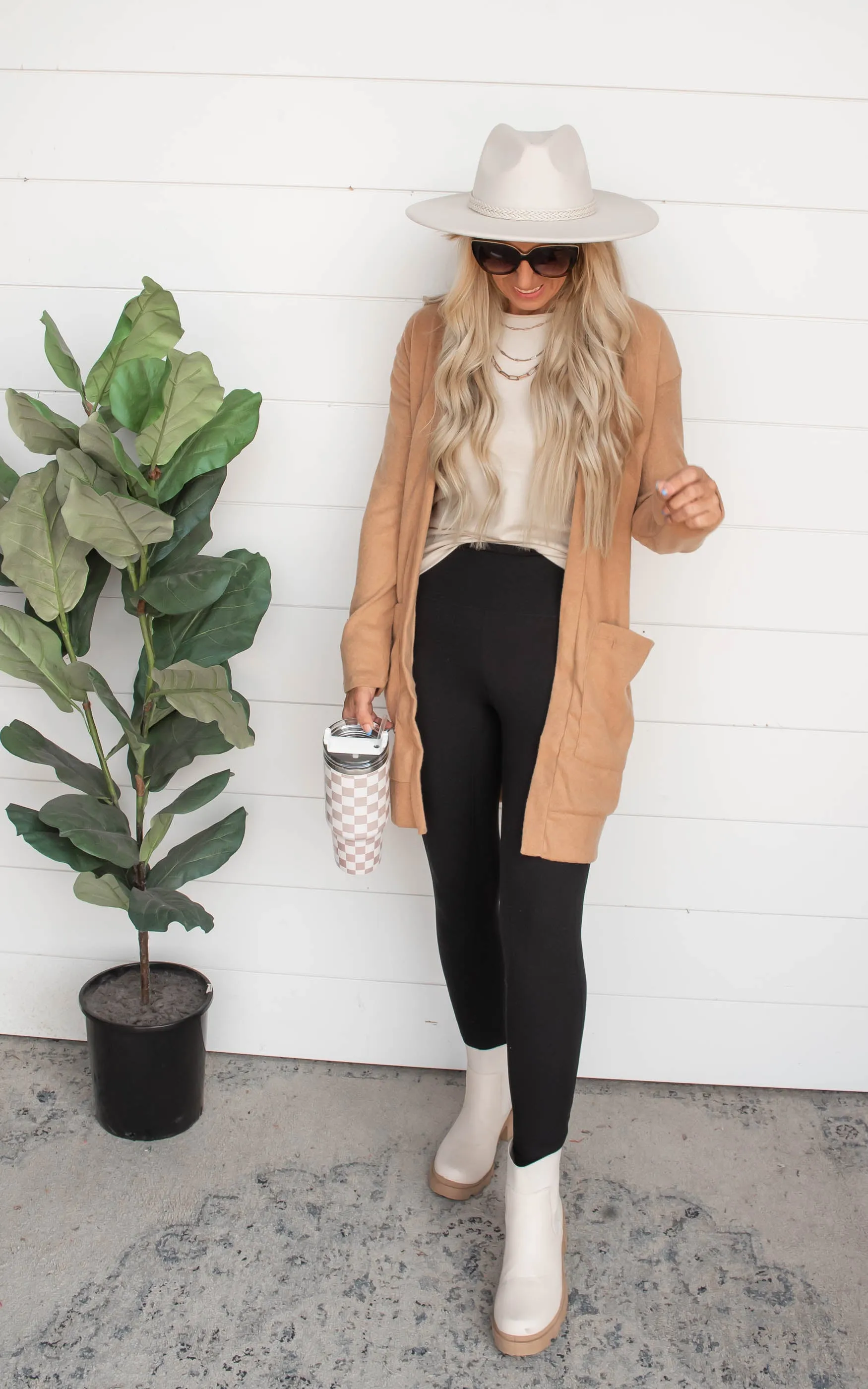 Brushed Knit Long Cardigan - Final Sale