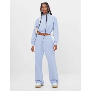 BSK Wide Leg Light Blue Trousers