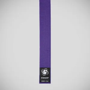 Bytomic Plain Polycotton Martial Arts Belt Pack of 10 Purple