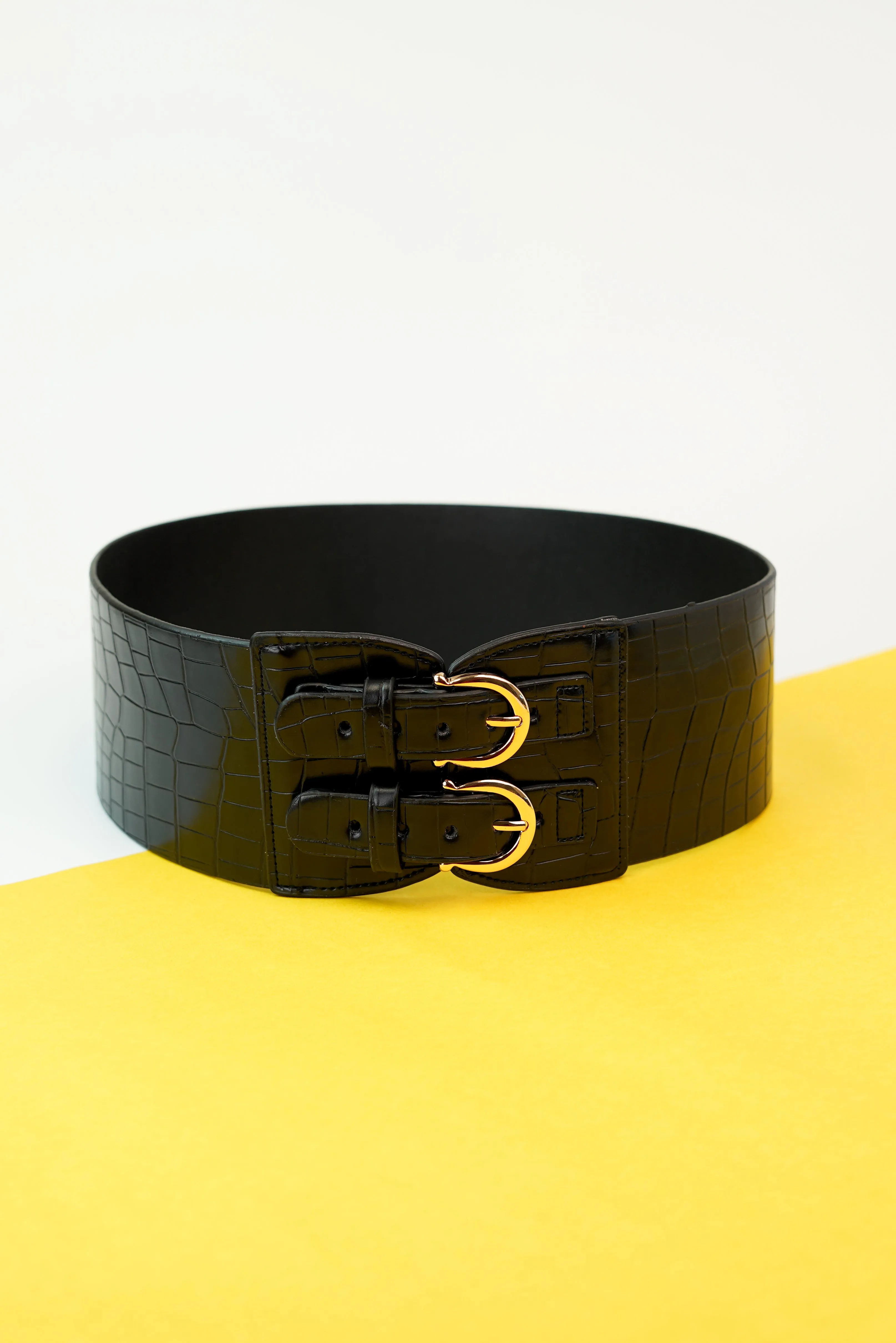 Cameo Double Buckle Waist Belt