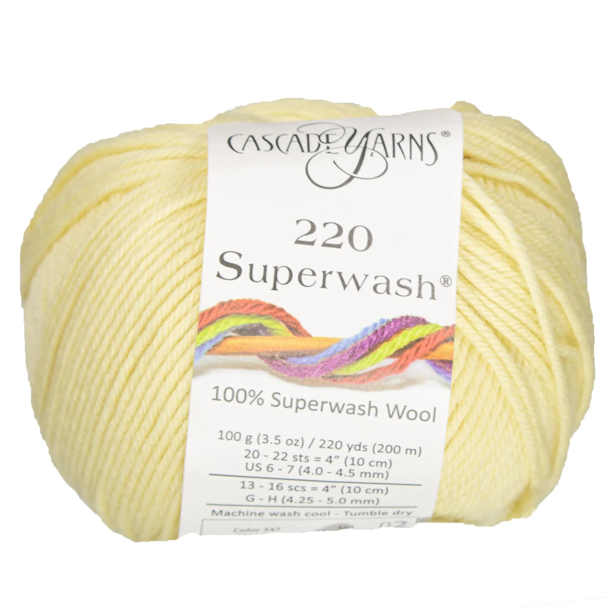 Cascade Yarns 220 Superwash Yarn - 0347 Chamomile