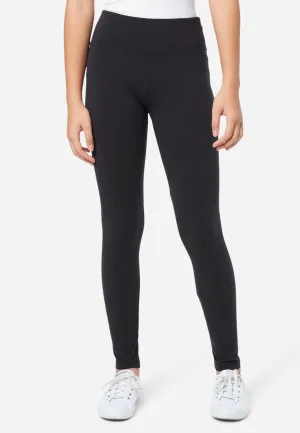 Casual High-Rise Full-Length Leggings