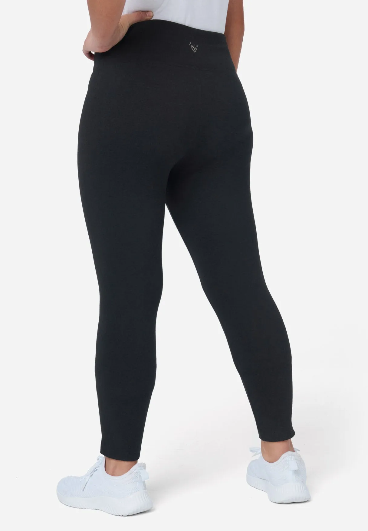 Casual High-Rise Full-Length Leggings