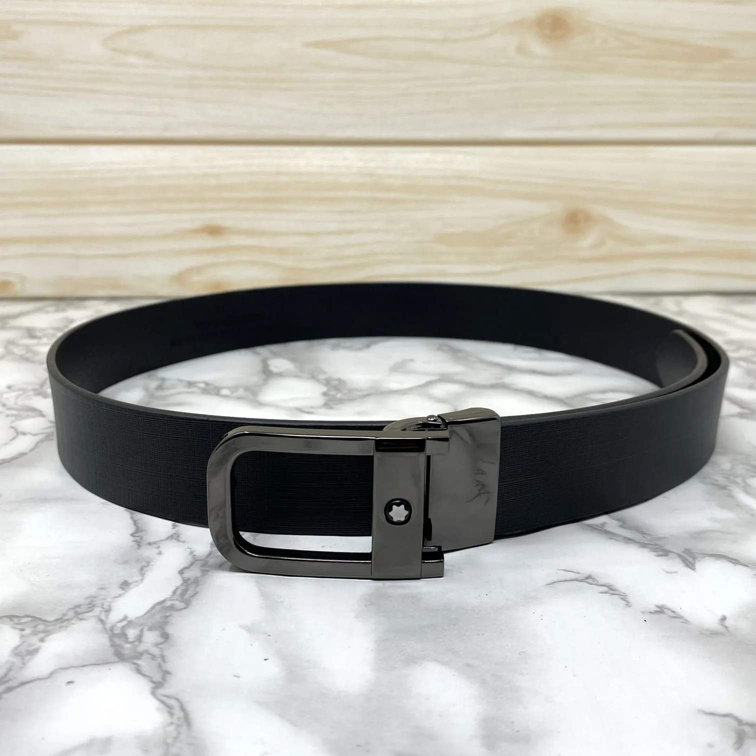 Casual U-Shape Leather Strap Belt For Men-JonasParamount