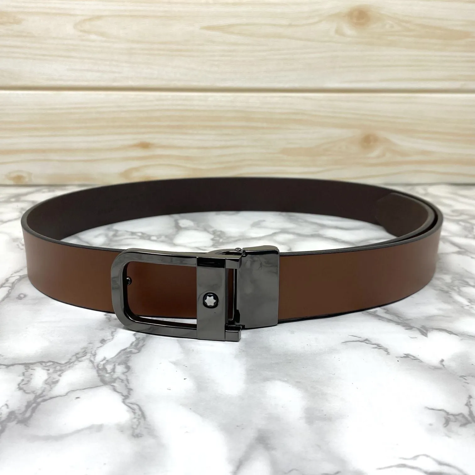 Casual U-Shape Leather Strap Belt For Men-JonasParamount