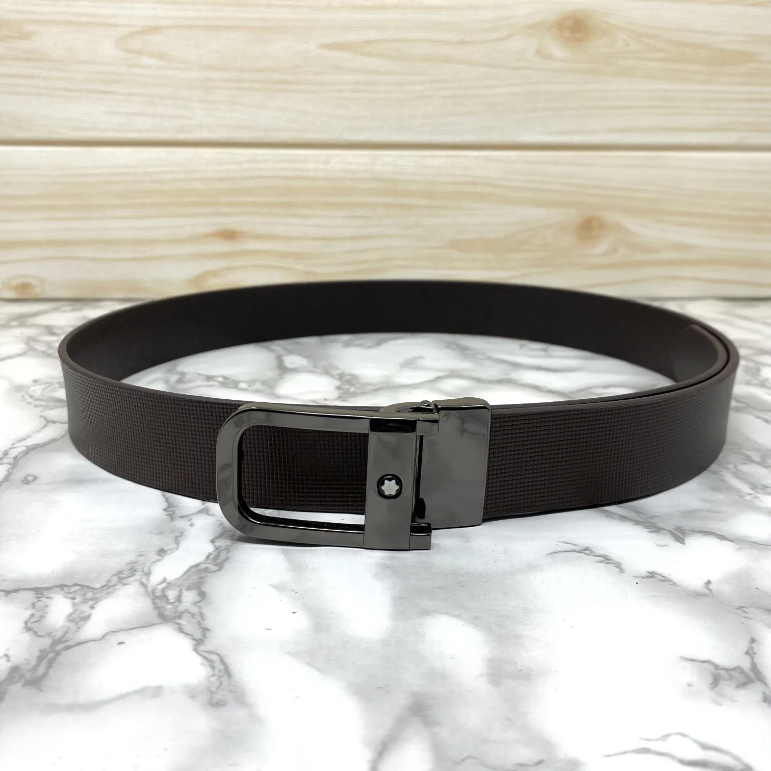 Casual U-Shape Leather Strap Belt For Men-JonasParamount