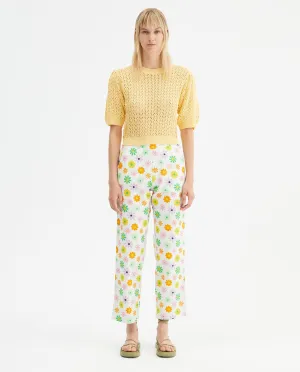 Compania Fantastica Light Weight Floral Trousers