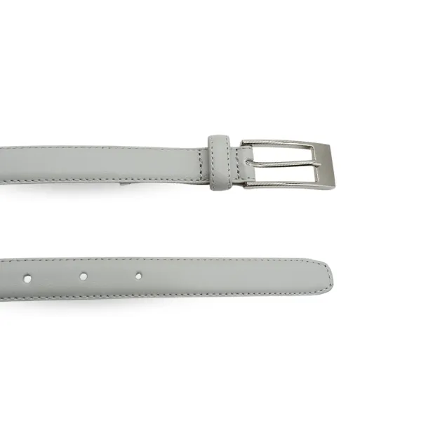 DEANEEN - Women's Grey Genuine Leather Belt