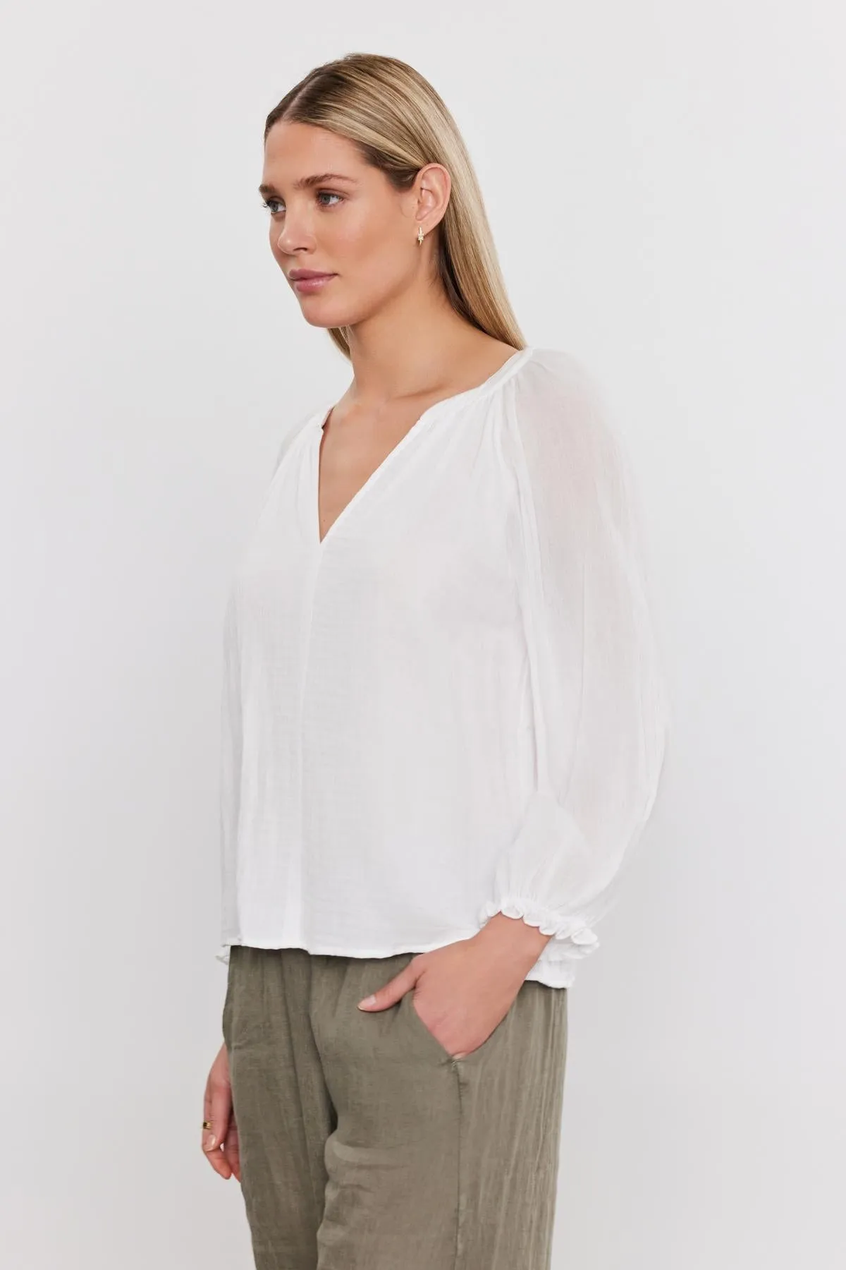 DENICE COTTON GAUZE TOP