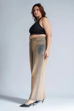 Dusty Dusk Curve Wide Leg Jeans