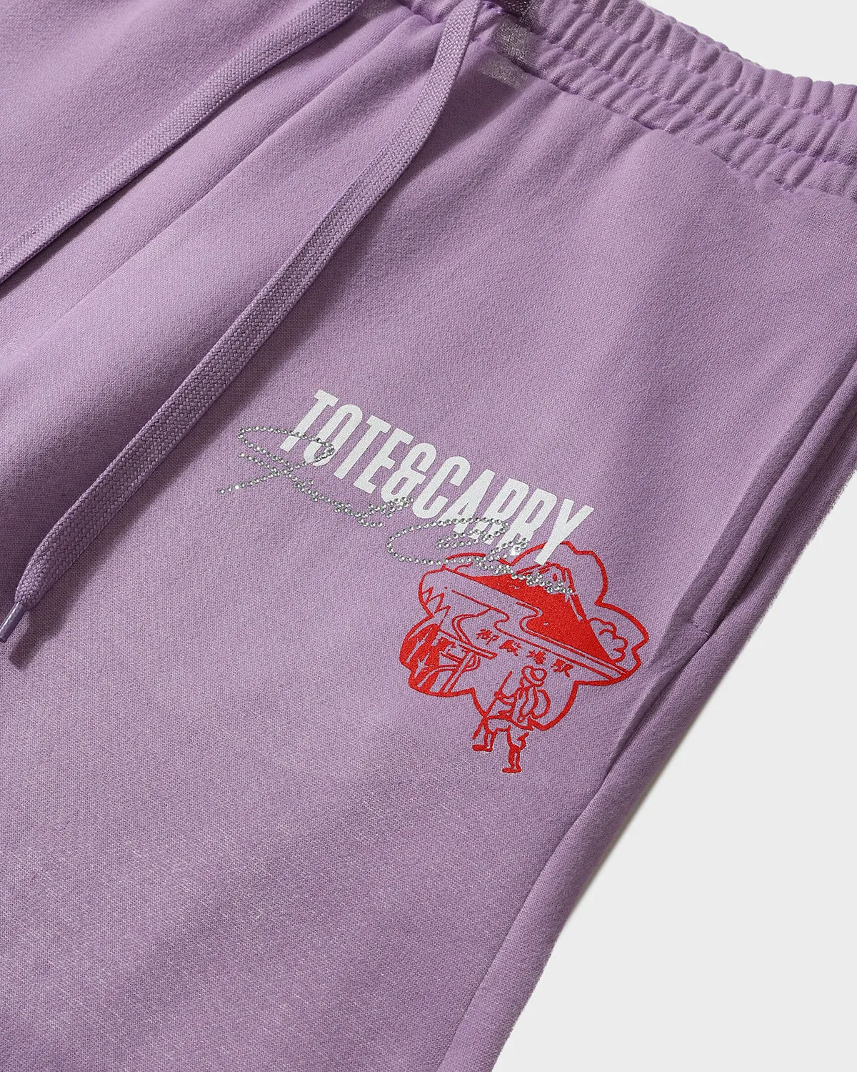 Globetrotter Hoodie & Sweats Set in Purple