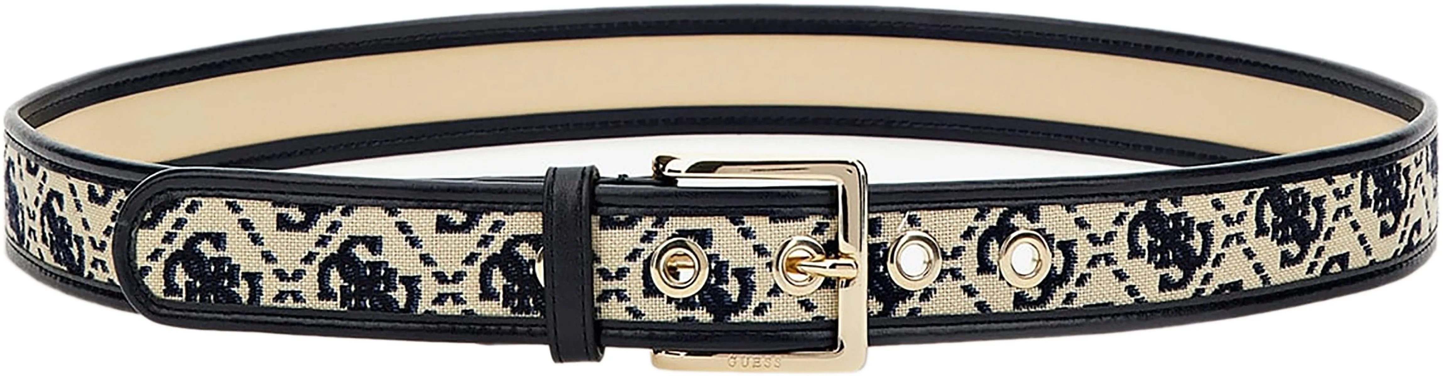 Guess Katey 4G Belts In Navy Beige For Women