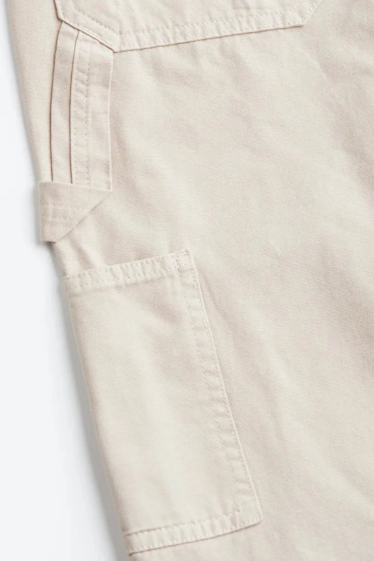 H&M Worker loose fit trousers, light beige