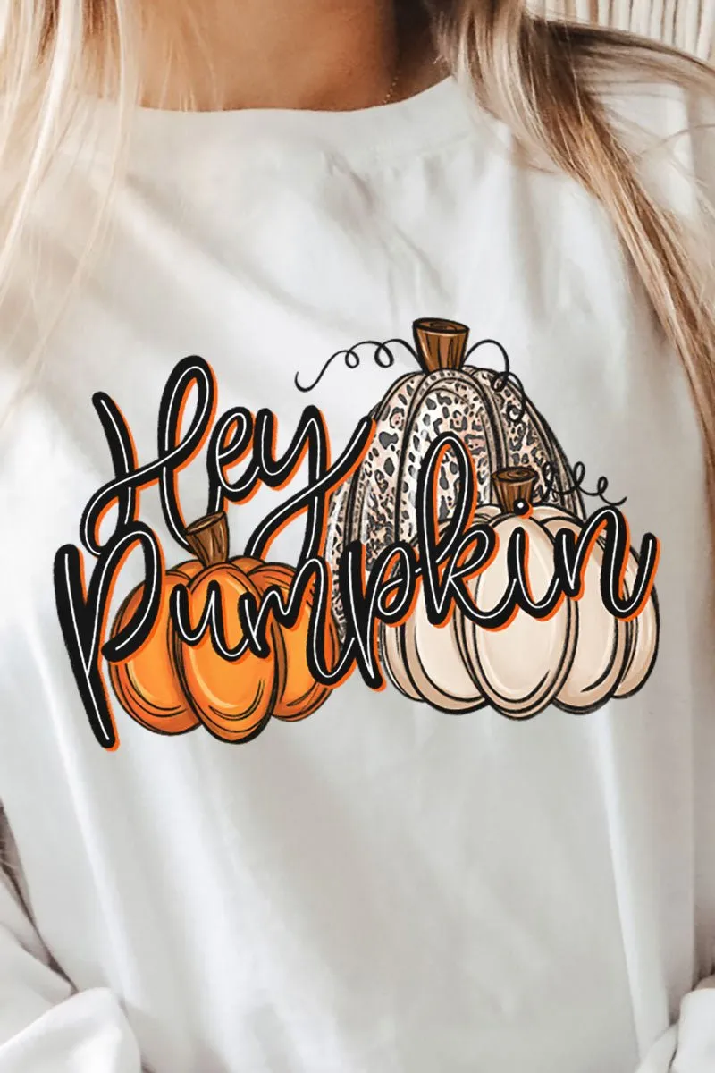 Hey Pumpkin Heavy-weight Crew Sweatshirt