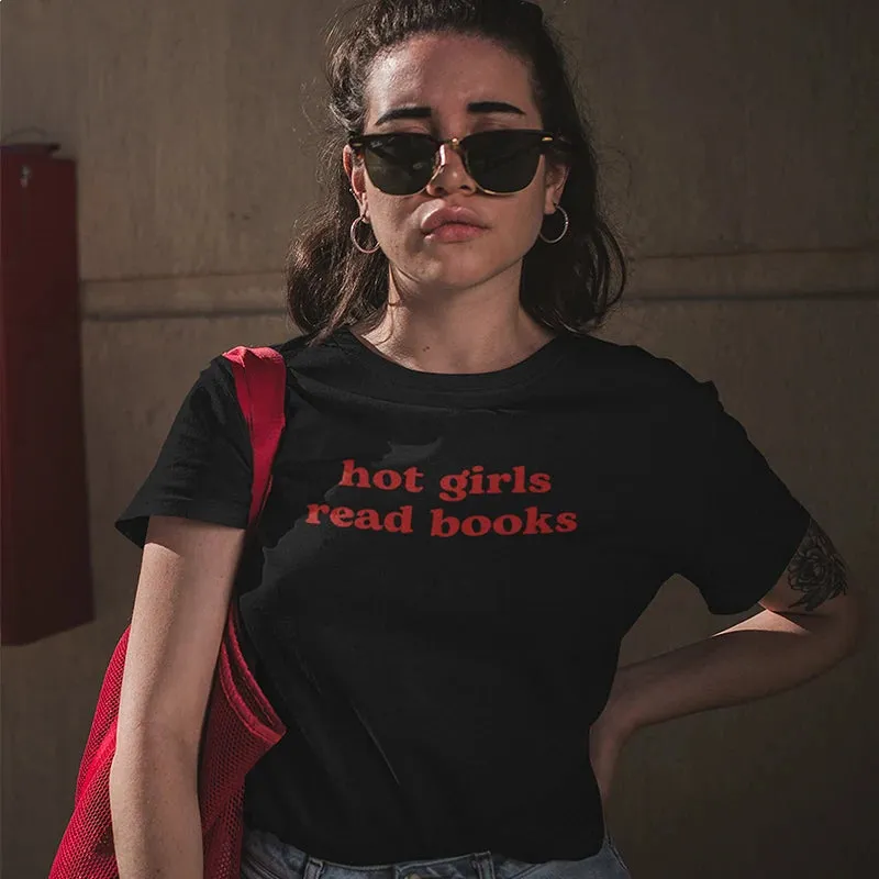 Hot Girls Read Books Tee