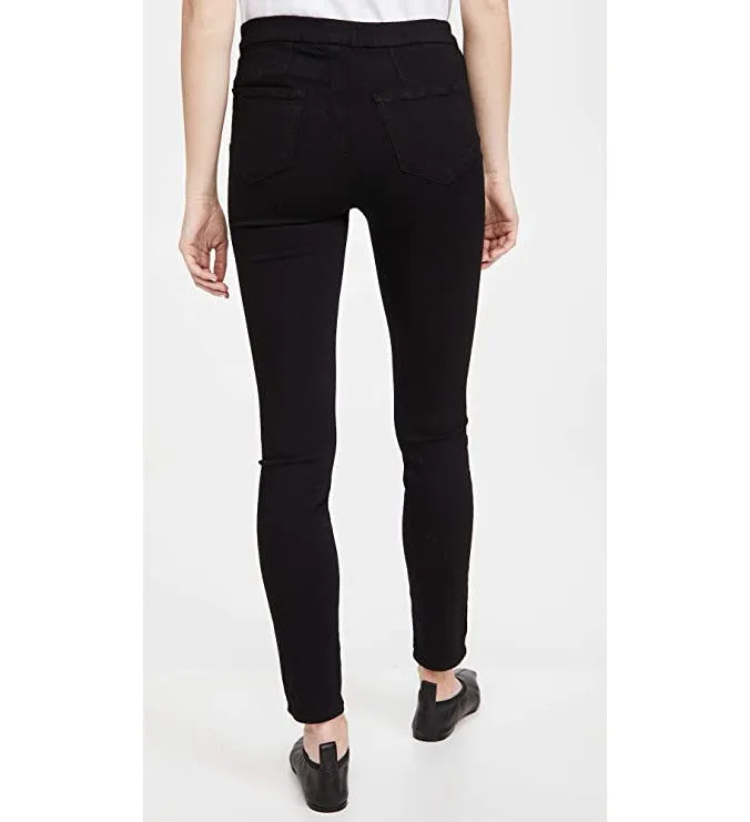 Hoxton Pull-On Ultra Skinny in Black Shadow