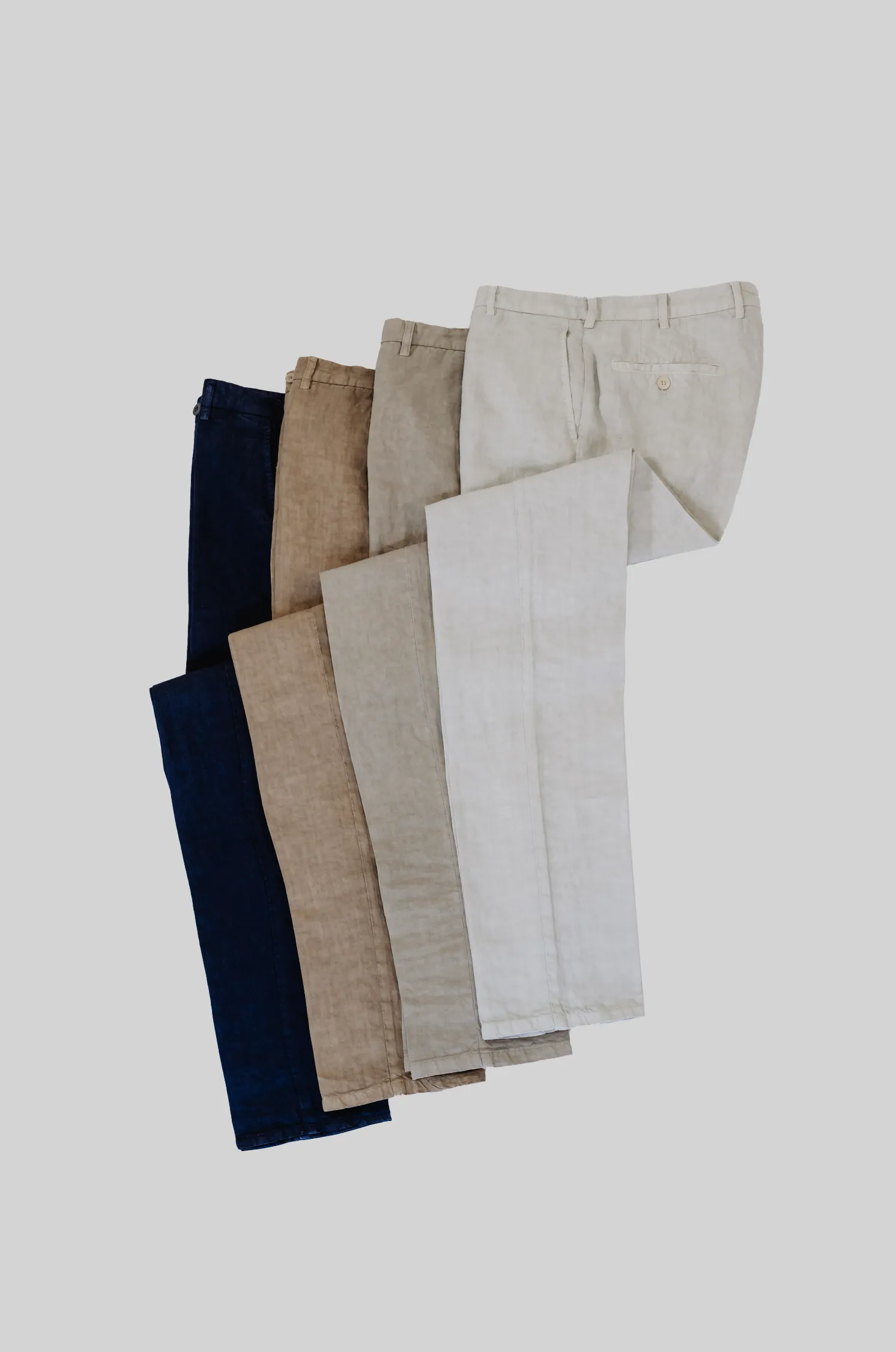 Light Beige linen sport trousers