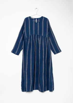 Linen Dobby Stripe Dress by Ichi Antiquités