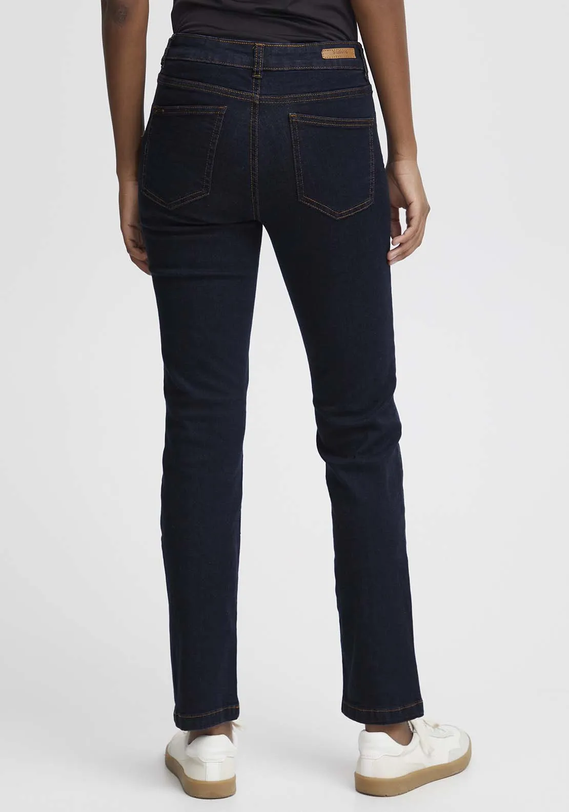 Luni Straight Jeans - Dark Blue Denim