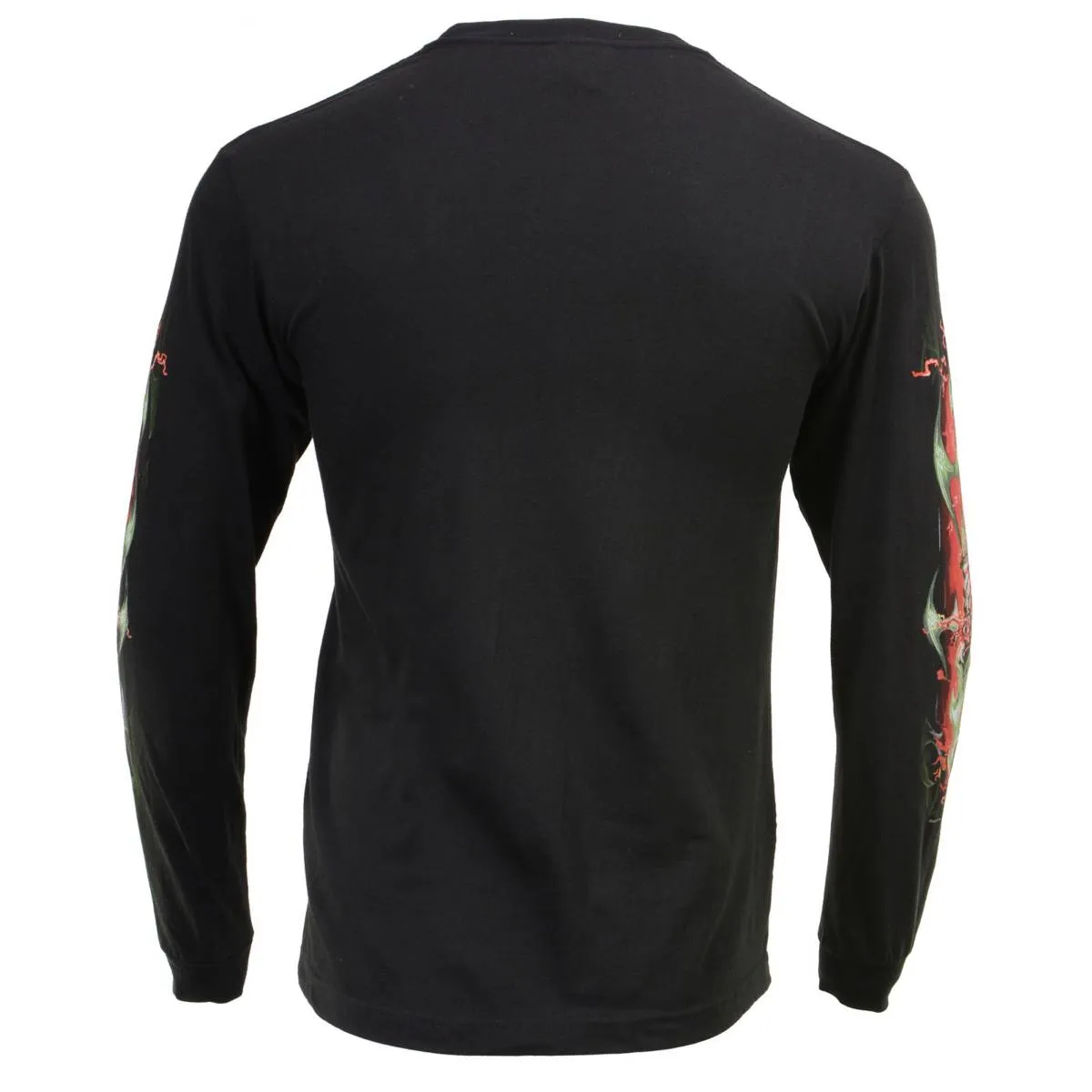 Milwaukee Leather MPMH117005 Men’s ‘Electric Skull’ Long Sleeve Black