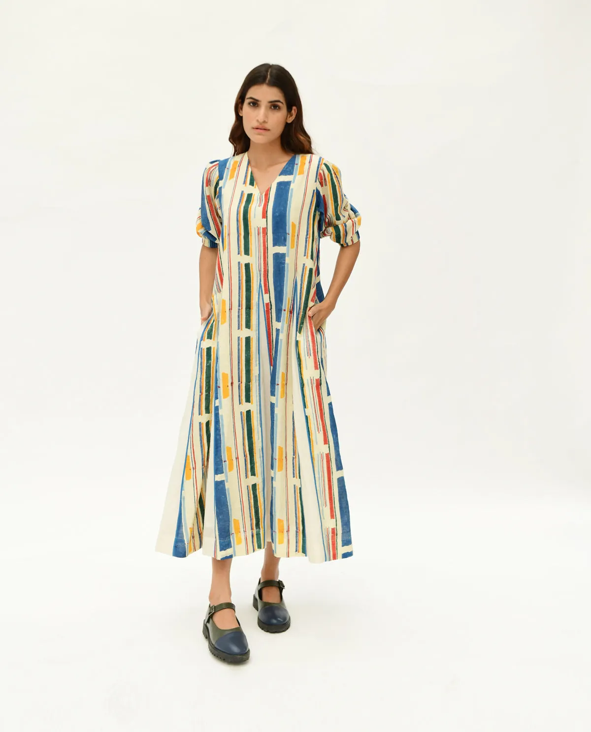 Multicolor Maxi Dress