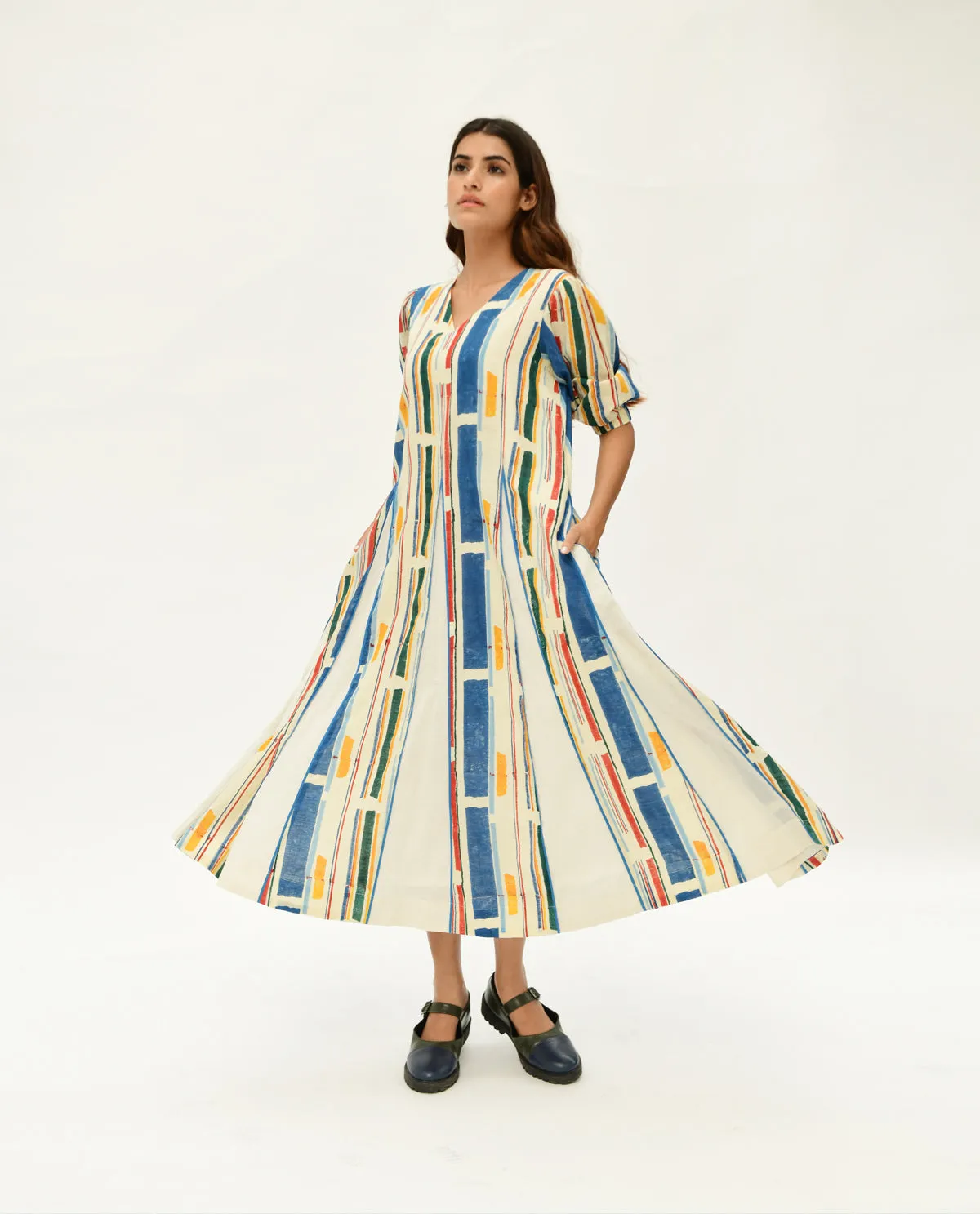 Multicolor Maxi Dress