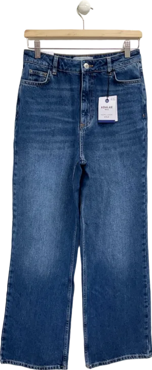 New Look Blue Adalae Wide Leg Jeans UK 8