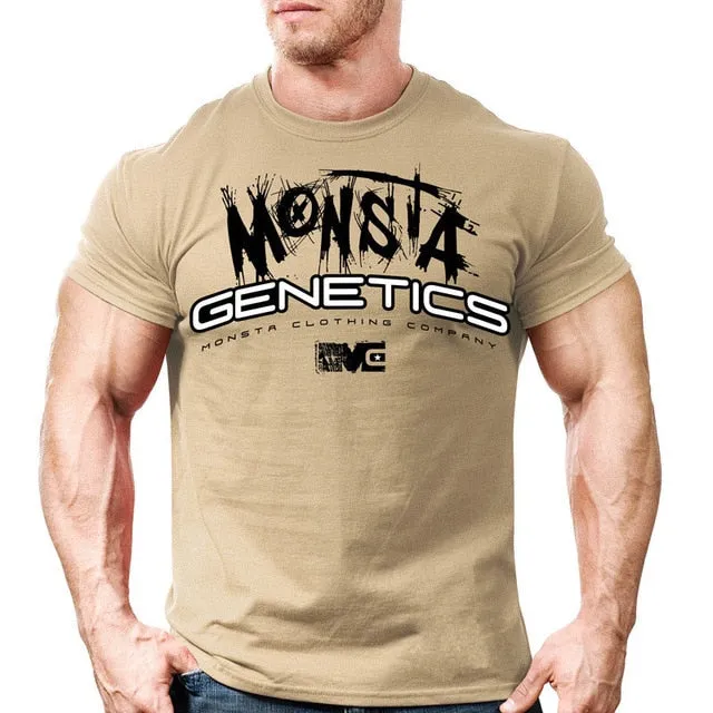 New Men"S Gyms T-Shirt Crossfit Fitness Bodybuilding Shirts