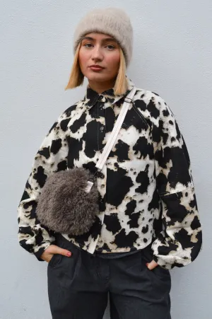 Object Montana Cow Print Jacket