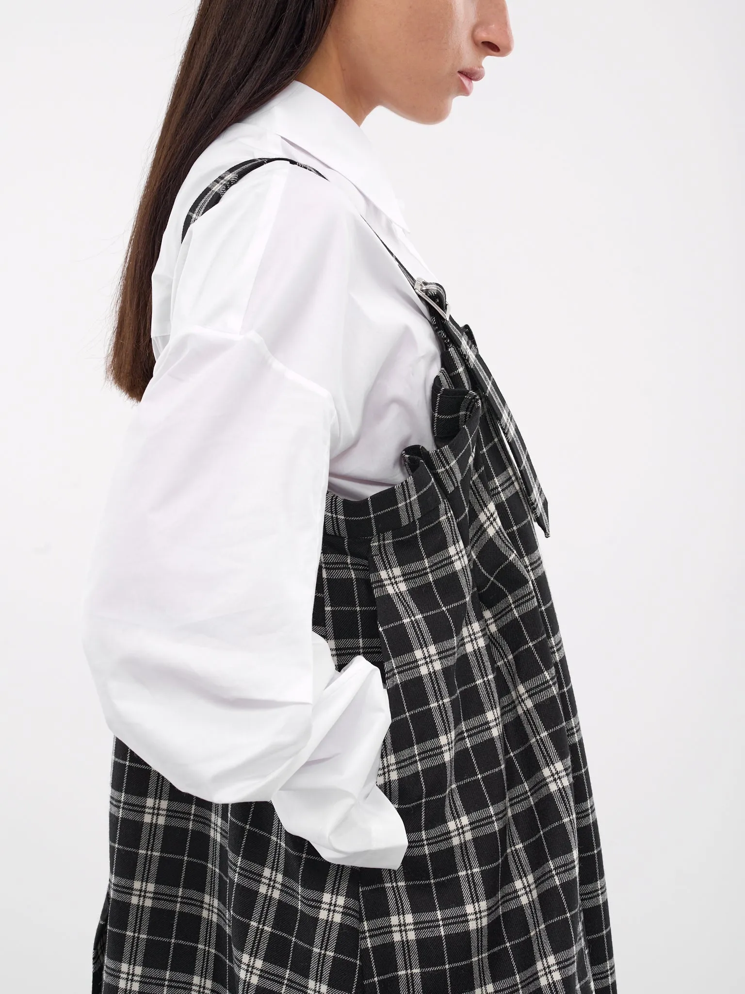 Plaid Suspender Skirt (3N-A004-051-PLAID)