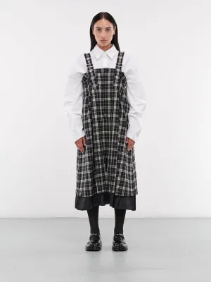 Plaid Suspender Skirt (3N-A004-051-PLAID)