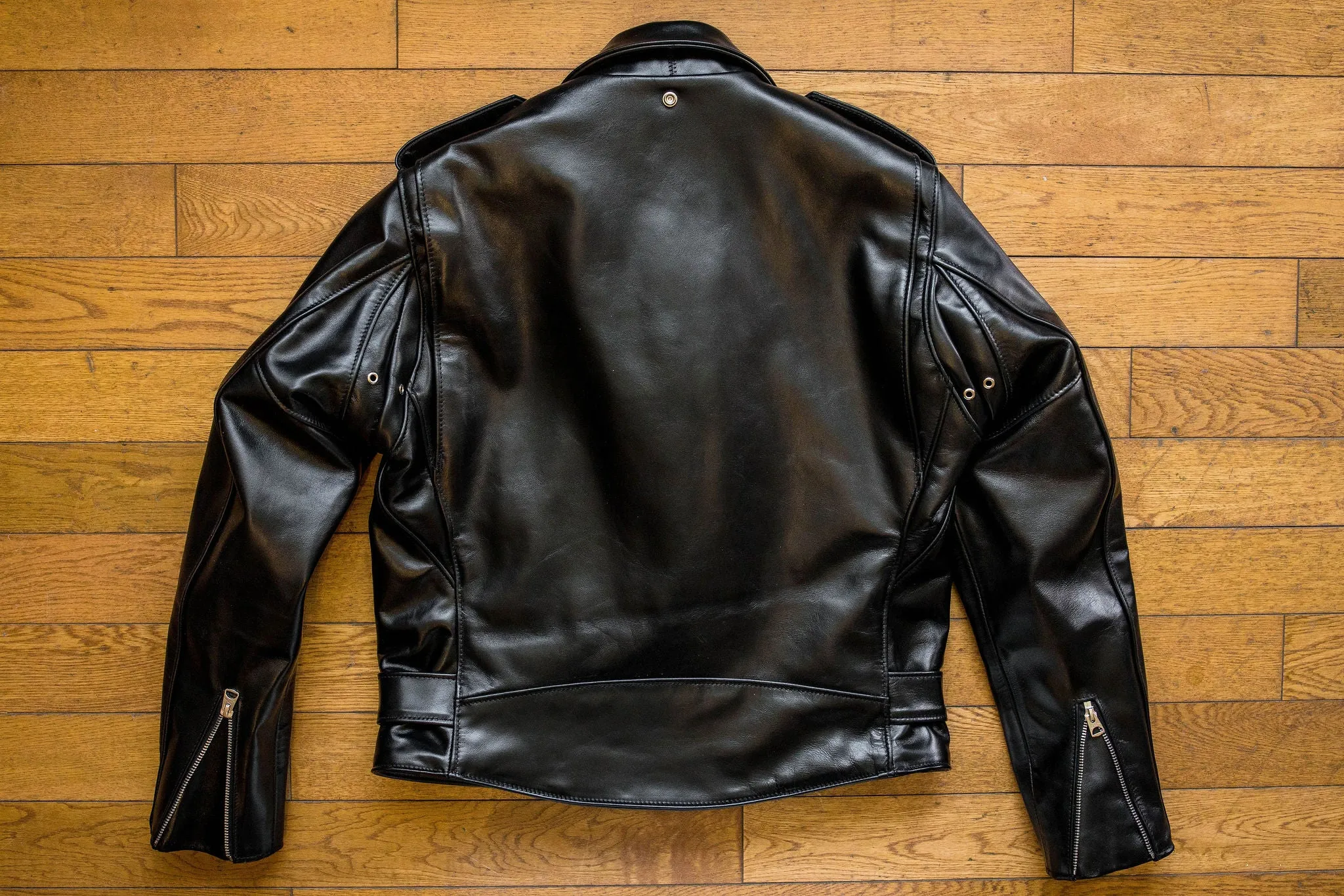 Schott NYC 618HH Horsehide Perfecto Leather Jacket - Black