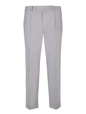 'Scilla' Light Grey Satin Trousers