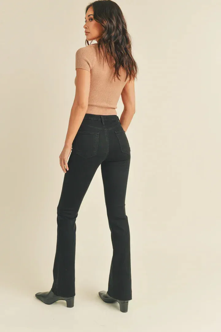 SLIM BOOTCUT WITH SCISSOR CUT