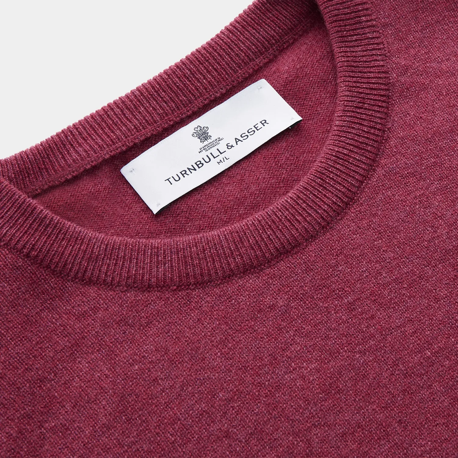 Soft Burgundy Cashmere Glenn Jumper