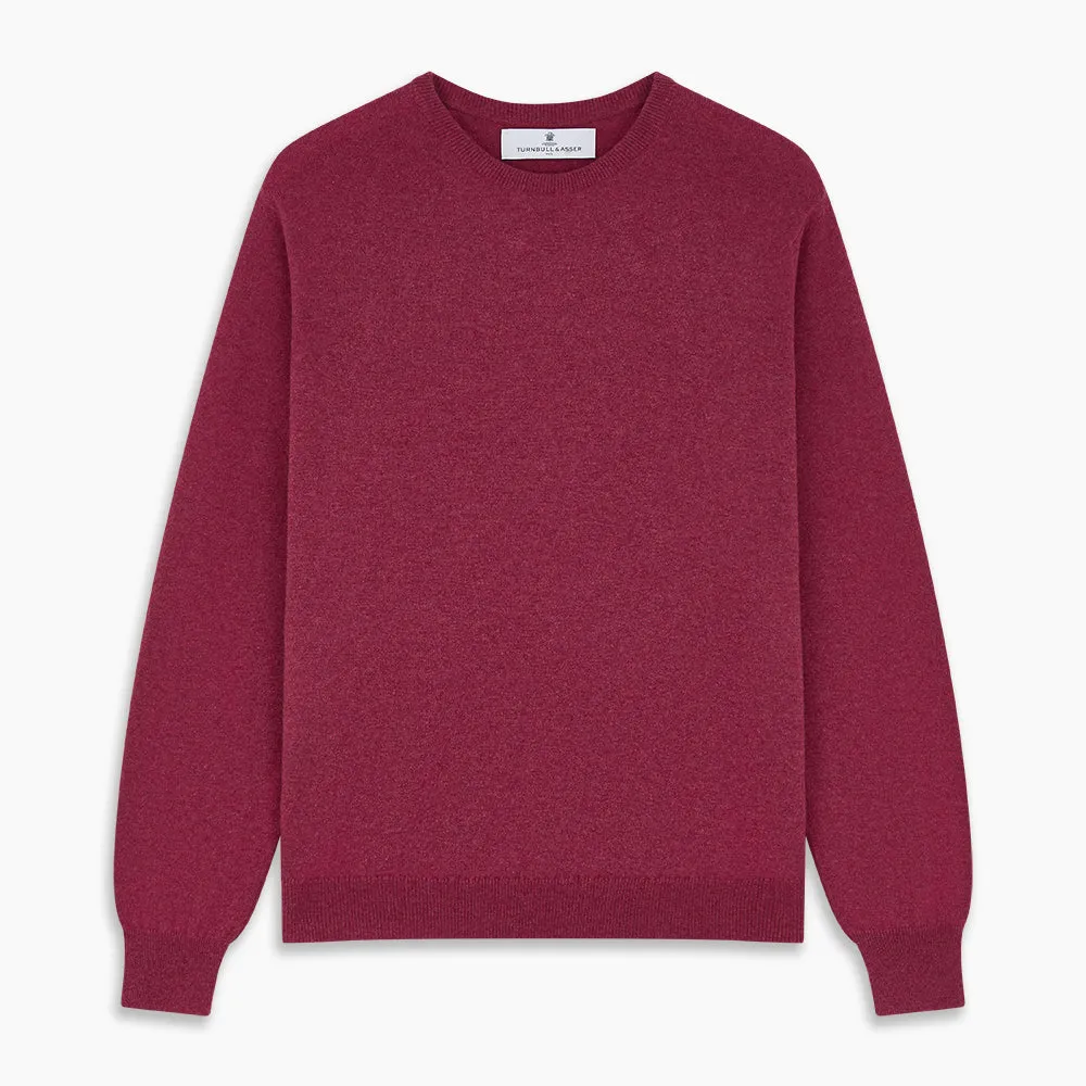 Soft Burgundy Cashmere Glenn Jumper