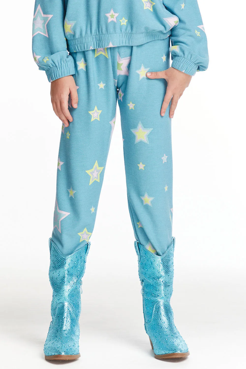 Star Child Girls Cozy Knit Sweatpant