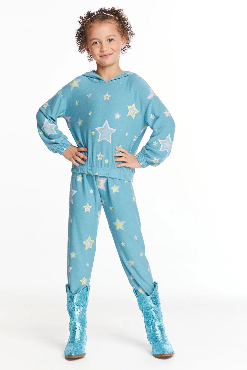 Star Child Girls Cozy Knit Sweatpant