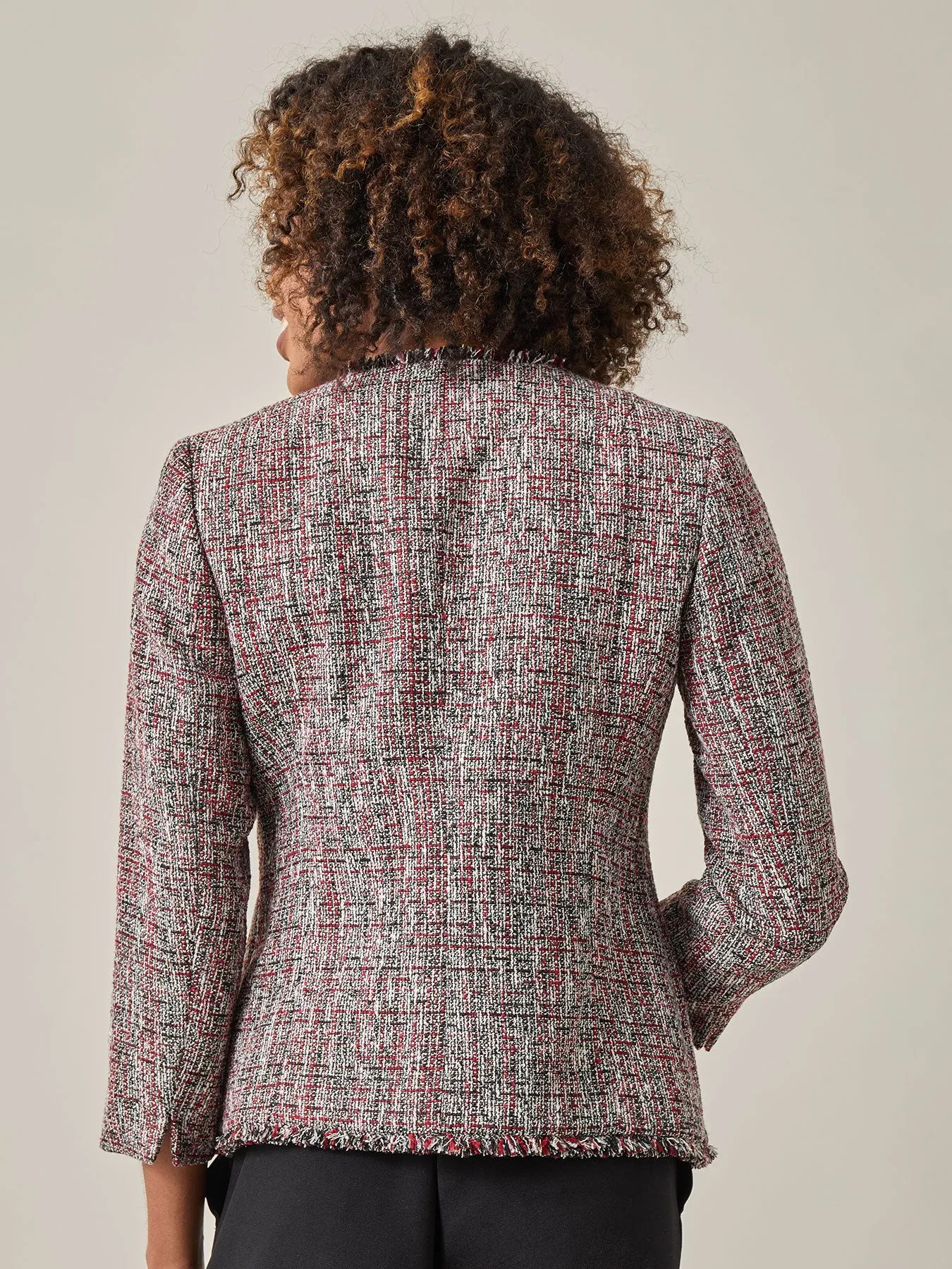 Textured Tweed Jacket