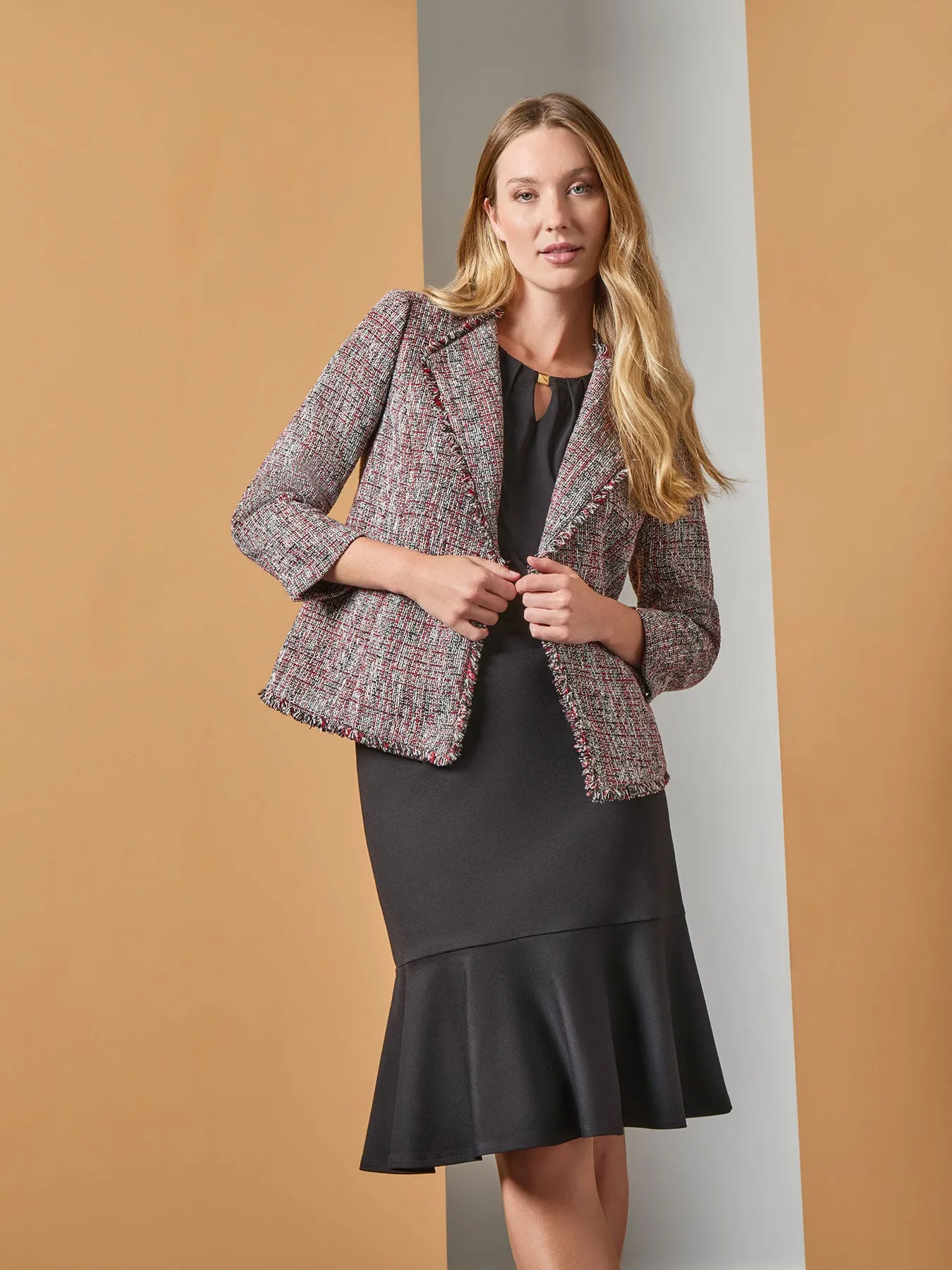 Textured Tweed Jacket