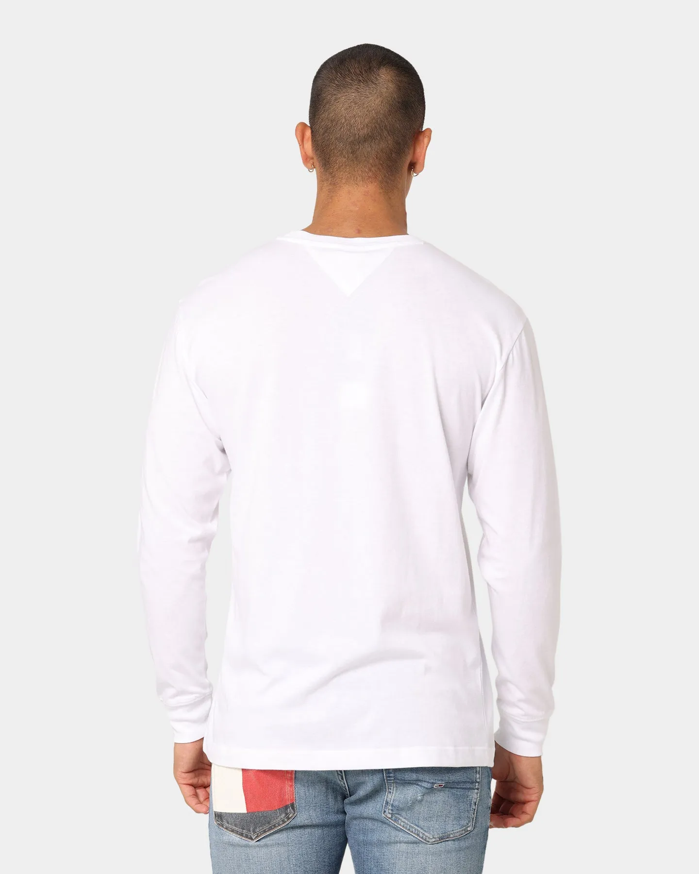 Tommy Jeans TJM Contrast Linear T-Shirt White