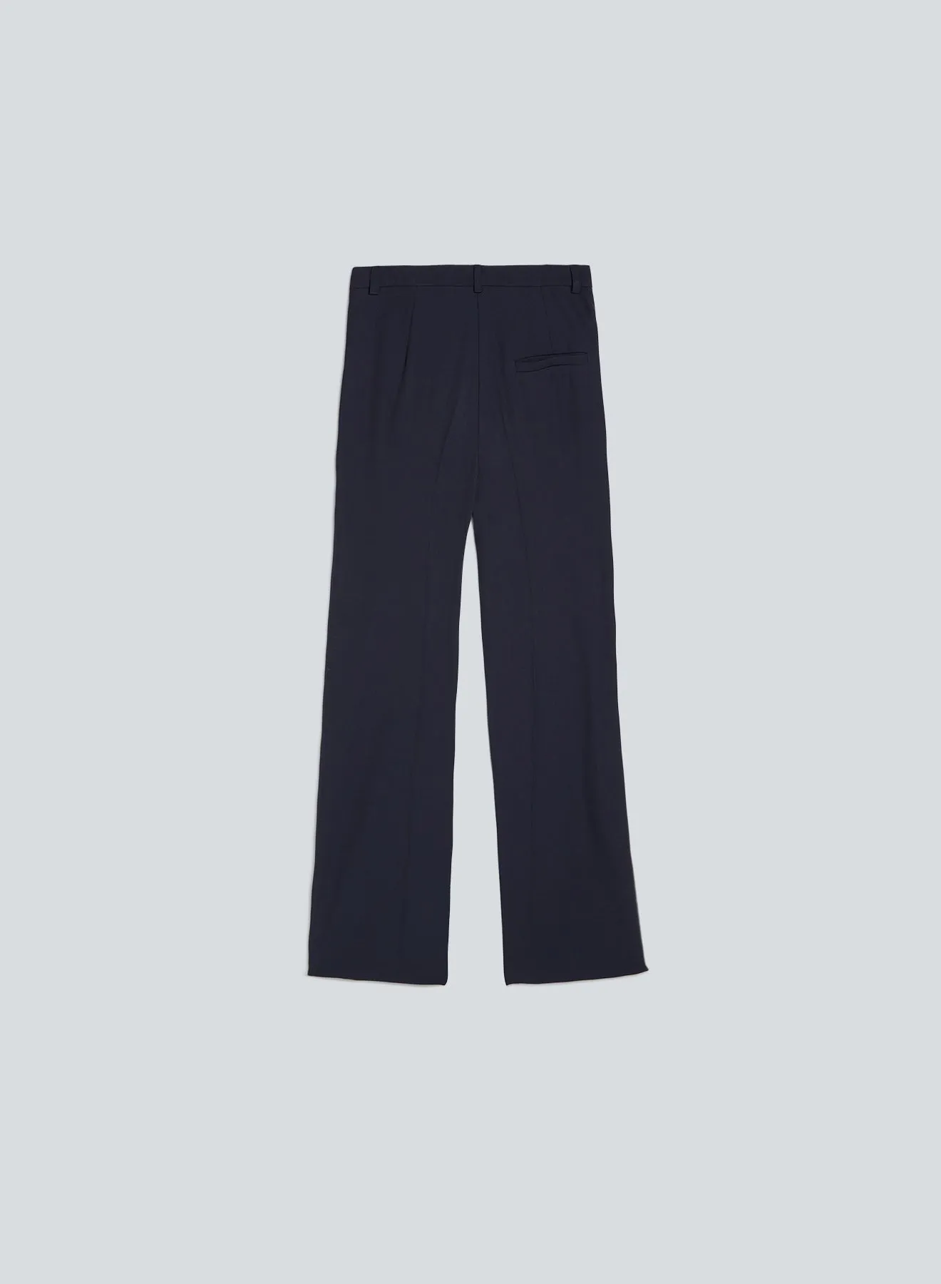 Trousers light wool | navy