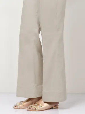 Unstitched Cambric Trouser - Light Sand Grey