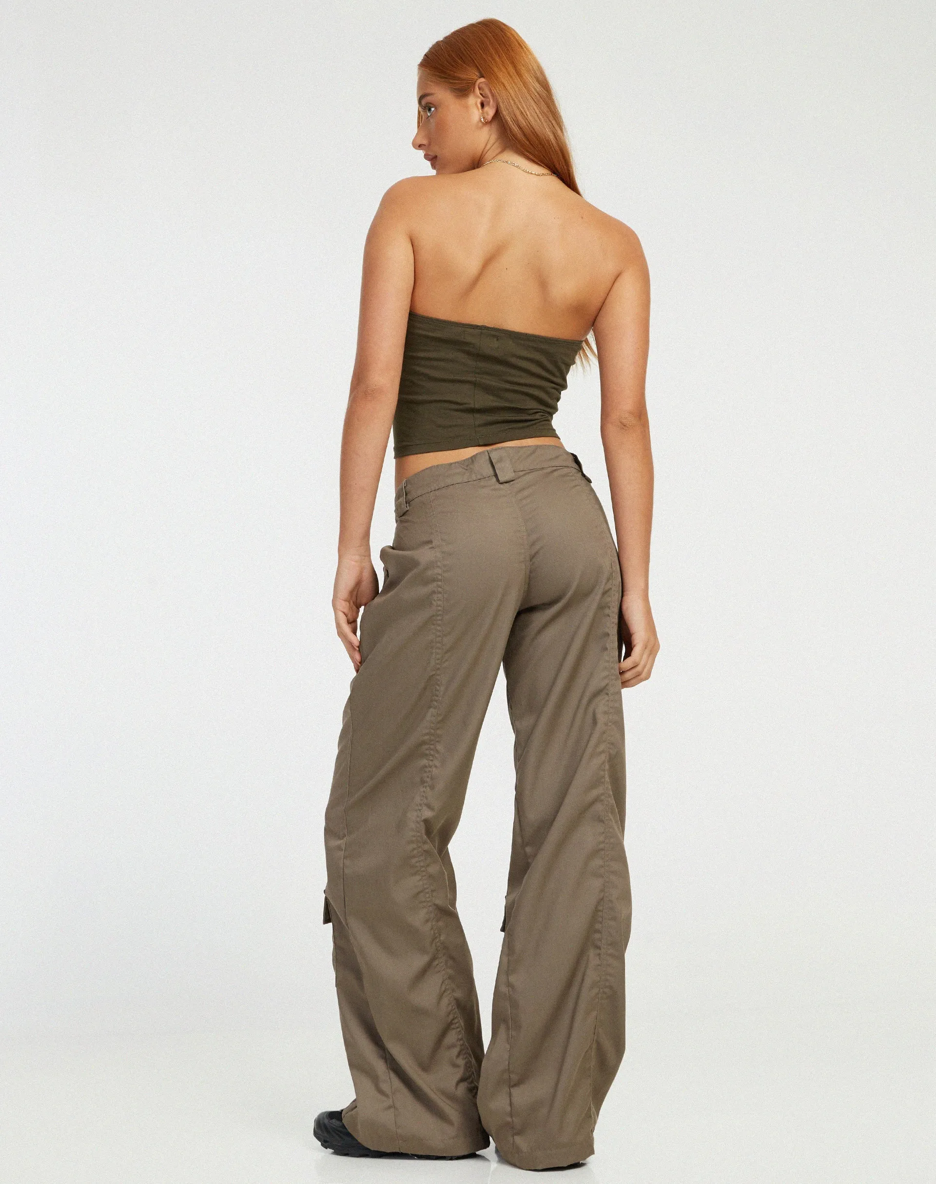 Vinsa Cargo Trouser in Light Brown