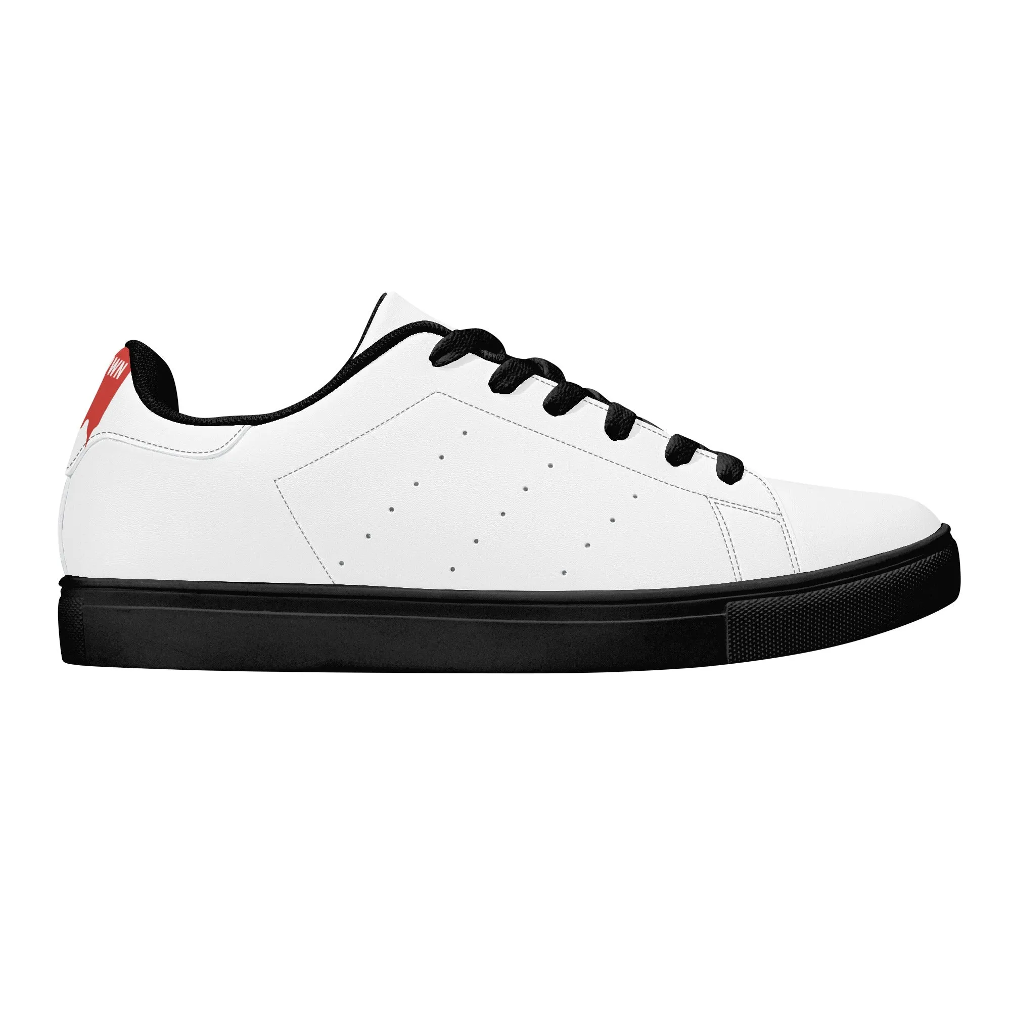 Women's FCS Low Top White Leather Sneakers